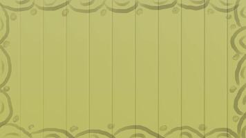 Colorful background that changes into a stop motion display. Vertical wall arrangement surrounded by simple ornamental frames video