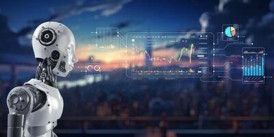 Advanced Robot System Assisting in Data Analysis and Calculation photo