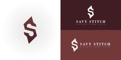 The dynamic logo design features SS's initials creatively integrated into a stylized, edgy, geometric form. This creates a unique symbol that evokes a sense of bold style and urban sophistication. vector