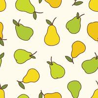 Pear Seamless Pattern Background for Surface Print Fabric Fashion Wrapping vector