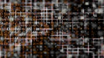 Futuristic Digital Data Stream Loop video