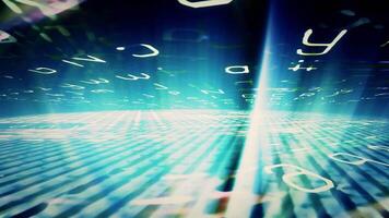 Neon Data Pulse Digital Loop video
