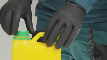 Proper Chemical Handling Requires Utilizing Safety Gear and Equipment to Ensure Protection. Creative video
