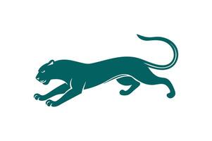 Symbol of Speed and Power Panther Illustration vector