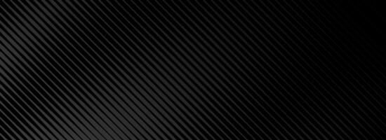 Black oblique straight line background. Dynamic dark linear abstract wallpaper. Luxury stripe gradient texture. Grey diagonal line backdrop for flyer, banner, poster, cover, presentation. vector