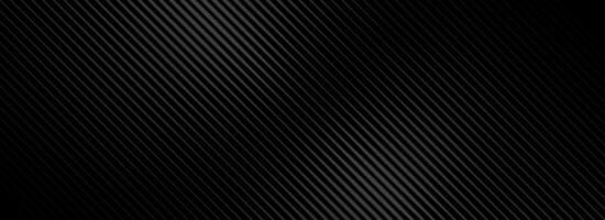Black oblique straight line background. Modern dark linear abstract wallpaper. Luxury stripe gradient texture. Grey diagonal line backdrop for flyer, banner, poster, cover, presentation vector