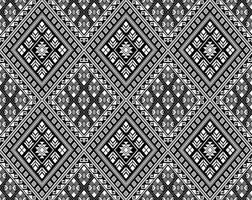 White Interconnected diamond shaped seamless pattern on black for decorations, fabric texture, textile prints, and other digital print vector