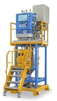 Industrial Machine with Blue and Yellow Components photo