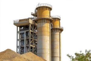 Industrial Silos and Aggregate Processing Facility photo