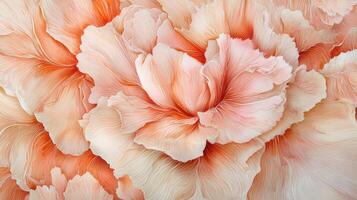 A close up of a large flower with pink petals photo