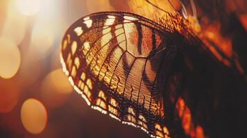 un mariposa es mostrado en el Dom foto
