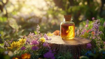 Essential oils for skin care photo