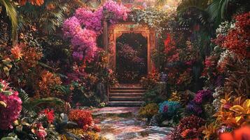 The garden of the gods, a fantasy world photo