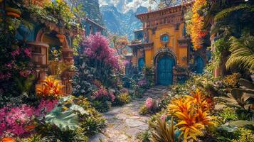 The garden of the gods, a fantasy world photo