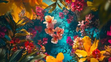 Flowers in the jungle photo