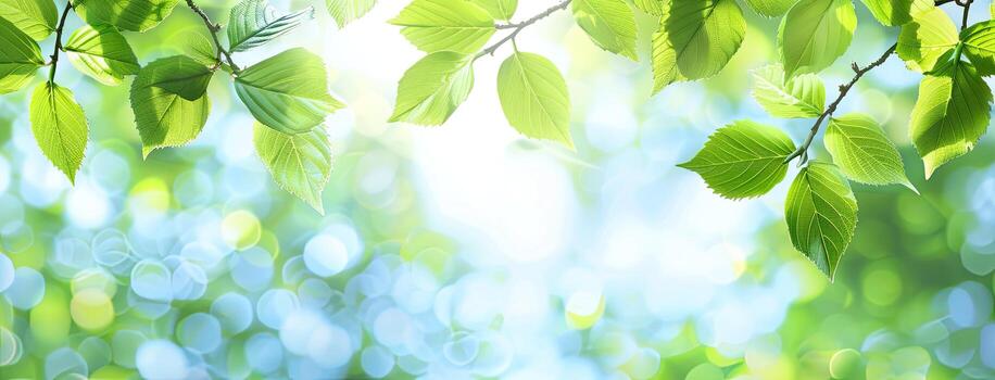 un verde frondoso árbol con luz de sol brillante mediante eso foto