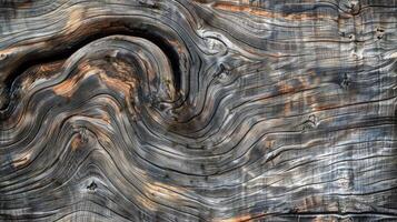 A close up of a wood texture with a wavy pattern photo