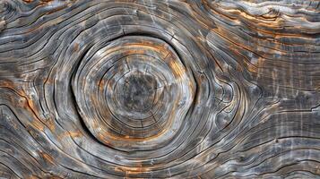 A close up of a wood texture with a circle in the middle photo