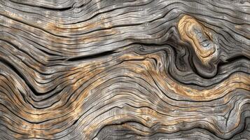 A close up of a wood texture with wavy lines photo