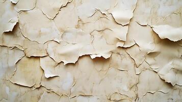 A close up of a wall with peeling paint photo
