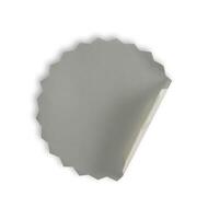peeled sticker surface mockup isolated photo