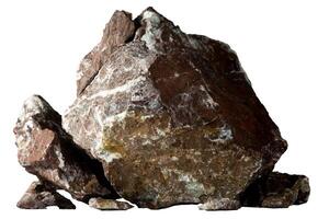 Natural rock isolated for design element photo