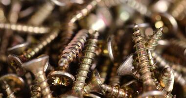 golden metal self tapping screws for construction work photo