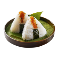 Japanese Food Onigiri on a transparent background png