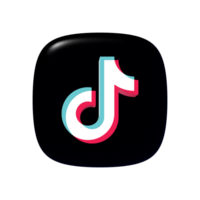 Tiktok app icon with transparent background png