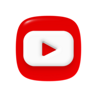 Youtube app icon with transparent background png
