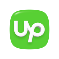 Upwork app icon on transparent background png