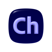 Adobe Character Animator icon with transparent background png