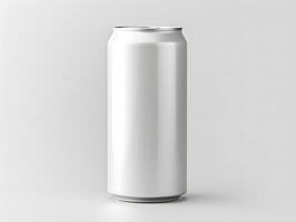 Aluminum can mockup for simple branding photo