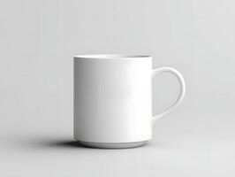 High resolution white cup mockup photo