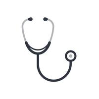A stethoscope icon on a white background vector