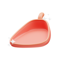 dustpan garbage 3D element illustration png