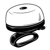 A black and white drawing of a small white object vector