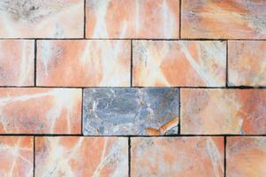 Wall or Floor Tiles Design Pattern Background for Buildings photo