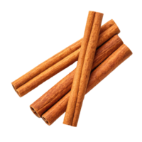 Close-up of aromatic brown cinnamon sticks. spice, freshness, and culinary use png