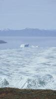 Amazing view of the largest glacier in the Alps video