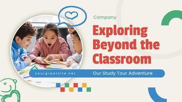 Our Study Tour Adventure Presentation template