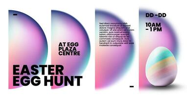 Gradient Easter Children Activity at Shopping Center Facebook Ads template