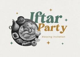 Iftar Party Invitation template
