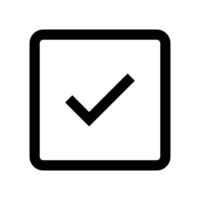 Check mark icon illustration vector