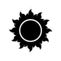 Sun icon illustration vector