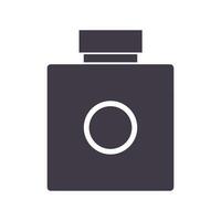 A perfume bottle icon on a white background vector