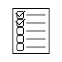 Checklist icon illustration vector
