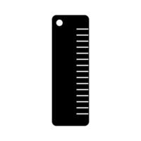 A ruler icon isolated on a white background vector