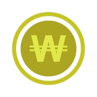 The w is in a circle with a dollar sign vector