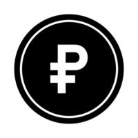 The symbol for the currency of the russian federation vector